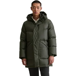 Marc OPolo DENIM Daunenmantel regular fit, mit fixierter Kapuze, pineneedle