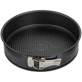 Zenker Black-Metallic Springform mit Flachboden Ø26 cm | Stahlblech mit hochwertiger Antihaftbeschichtung, Hitzebeständig bis 230°C, 5 Jahre Garantie, Made in Germany