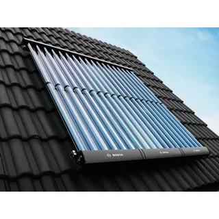 Bosch Solarkollektor Solar 8000 TV / VK 120-2 mit 1,2m2 Bruttofläche und 6 Vakuumröhren