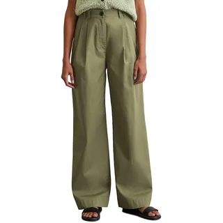 Marc O'Polo Bundfaltenhose weit, aus Twill, Allrounder