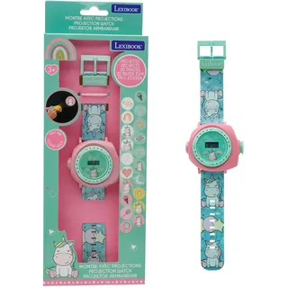 Lexibook - Einhorn Einstellbare Digitale Projektionsuhr - 20 Bilder Einhorn - für Kinder - DMW050UNILXB