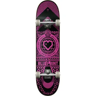 Centrano Unisex – Erwachsene Blueprint Home Heart Skateboard Komplettboard, Mehrfarbig, 7.75"