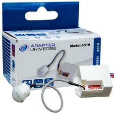 Adapter Universe Mini PIR Bewegungsmelder Infrarot LED 100° Sensor Detector