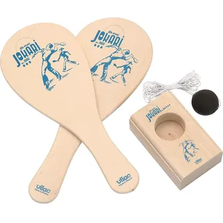 Vilac - Jokari Klassisches Spiel für Kinder, hergestellt aus massivem Buchenholz, mit Tasche zur Aufbewahrung, lustig, 4299G, Beige