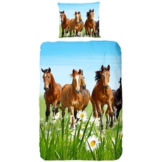 Bild von Horses multi 135 x 200 cm + 80 x 80 cm