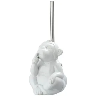 Wenko WC-Bürstengarnitur Monkey Quiet Weiß
