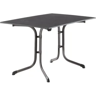 Sieger Boulevard-Klapptisch 120 x 80 x 73 cm eisengrau/Schieferdekor Anthrazit