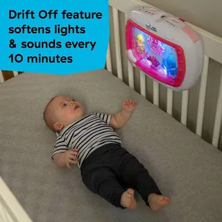 Baby Einstein Baby-Schlaftrainer rosa - Nachtlicht mit Meeresklängen