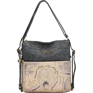 Anekke Schultertasche Studio Bag Convertible Into Backpack Multicolor