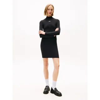 Tommy Jeans Minikleid »TJW SILVER SCRIPT MINI DRESS«, schwarz