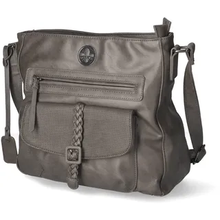 Rieker Damen H1340 Umhängetasche, grau