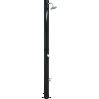 vidaXL Solardusche Schwarz 220 cm 20 L - Schwarz