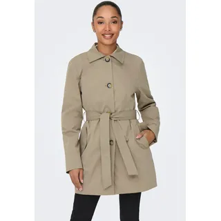 Jdy Damen, Jdyisadora Trenchcoat OTW Hab, Weathered teak), S,