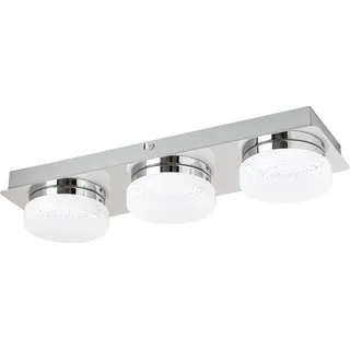 Rabalux 5663 Deckenstrahler Hilary, 15W, 4000K, 1200lm, silber-weiß, neutralweiß, Modern - Silber, Blau
