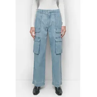 DKNY für Damen. DJ4M4048 Cargo Alt Jeans blau (31), Lässig, Baumwolle, Denim