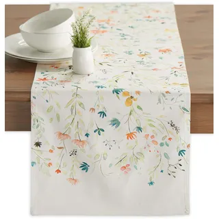 Maison d'Hermine Tischläufer, 100 % Baumwolle, einlagig, 150 cm lang, für Zuhause, Küche, Esszimmer, Party, Hochzeit, Brautparty, Muttertagsgeschenke (50 cm x 150 cm)