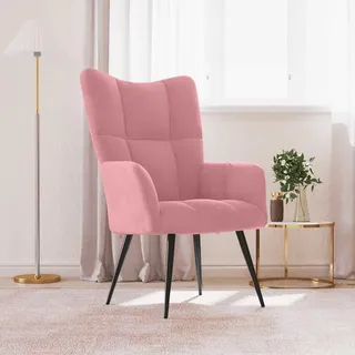 vidaXL Relaxsessel Rosa Samt - Rosa