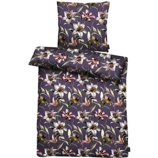 APELT Lilia Satin Lila 135 x 200 cm + 80 x 80 cm