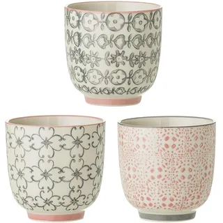 Bloomingville Kaffeetasse 0,18 l Rosa 3 St.