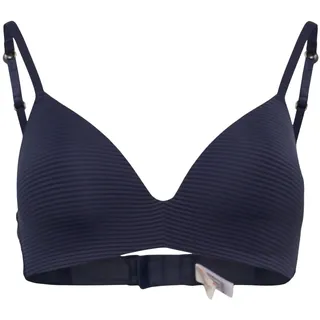 ESPRIT Damen Gepolsterter BH Jaquard Stripe RCS Wirl.pad, 400/Navy, 86 / 85C