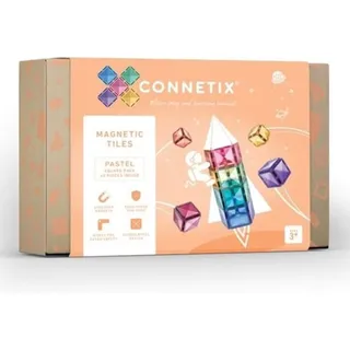 Connetix Magnetkacheln Pastell Quadratisch 40-teilig
