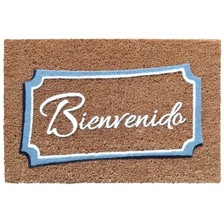 Tarrés Felpudo Coco Design 40 x 60 cm 100 Coco floqueado exclusivo Bienvenido