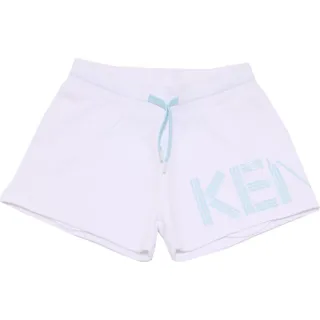 6929K pantalone corto bimba GIRL KENZO KIDS weiße Baumwollshorts - Weiß