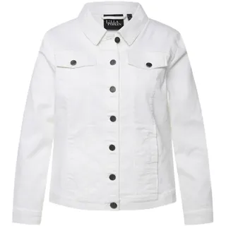 Ulla Popken Damen große Größen Übergrößen Plus Size Jeansjacke White Denim 54 816319200-54