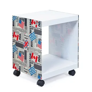 Interlink Couchtisch in Flagcube ca. 38x34x46 cm