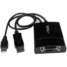 StarTech.com DisplayPort auf Dual Link DVI Konverter mit USB Stromversorgung / DP (Stecker) zu DVI-D (Buchse) mit bis zu 2560x1600 (DP2DVID2)