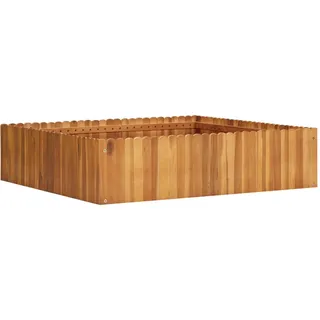 vidaXL Garten-Hochbeet 100 x 100 x 25 cm Braun
