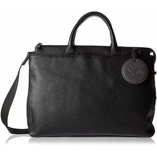 Mandarina Duck Mellow Leather Geldb rsen, Nero, 40x28x14 (L x H W) EU