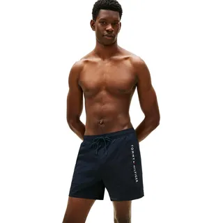 Tommy Hilfiger Herren Medium Drawstring Zip Pocket Um0um03748 Badehose, Blue (Desert Sky), XXL