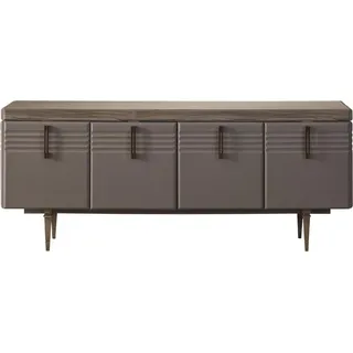 Sideboard Anrichte Holzschrank Kommode Schrank Holz Grau Wohnzimmer JVmoebel - Grau