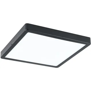 EGLO Außenleuchte Metall/Kunststoff 28,5x28,5x3 cm inkl. LED 20,5W schwarz