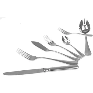 Solex Baguette Besteckset 42 teilig für 6 Personen inklusive Fischbesteck - Silber