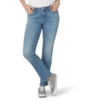 Lee Damen Regular Fit Jeans mit geradem Bein, Anker, 16 Petite