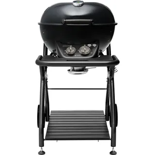 Outdoorchef Ascona 570G Gas-Wasserkocher Schwarz Edelstahl Grill 54x54 cm - Schwarz