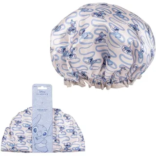 Cerdá LIFE'S LITTLE MOMENTS Stitch wasserdichte und verstellbare Duschhaube | Stitch Duschhaube ideal für Dusche, Spa und Reisen