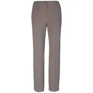 GOLDNER 2-in-1-Hose »Kurzgröße Angenehm weiche Flanell-Hose ANNA«, beige