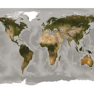 KOMAR Fototapete Vlies World 300 x 250 cm