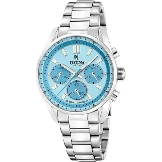 Festina F20753/2 Armbanduhr, Damenuhr, Herrenuhr, Edelstahlarmband, analog,