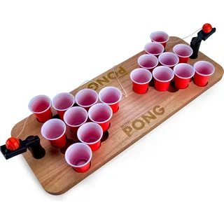 Premium Beer Pong Tisch klappbar – Offizielles Turniermaß Bierpong Spieltisch für Partys, Festivals & Trinkspiele – Wasserfest & Stabil