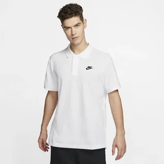 Nike Sportswear Poloshirt white/black XXL