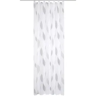 Schmidt W. Gmbh Schlaufenvorhang , Grau, Taupe , Textil , 140x225 cm , Heimtextilien, Vorhänge, Fertigvorhänge, Schlaufenvorhänge