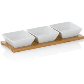 Kela Philipa Servierschalen Set Weiß 4-tlg.