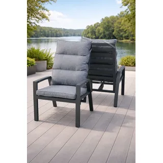 Destiny Hochlehner GARDA 57 x 60 x 105 cm grau 2 St.
