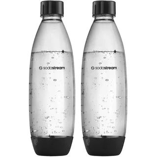 Sodastream Fuse PET-Flasche 2 x 1 l schwarz