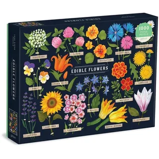 GALISON Puzzle Essbare Blumen 1000 Teile