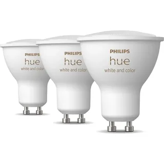 Philips Hue White & Color Ambiance GU10 Dreierpack 3x350lm